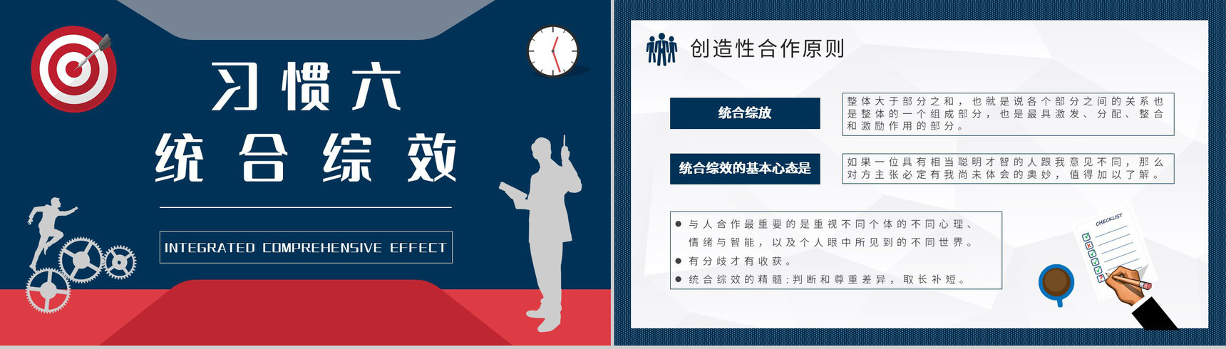 企业管理书籍推荐之史蒂芬柯维《高效能人士的七个习惯》读书笔记分享PPT模板-16