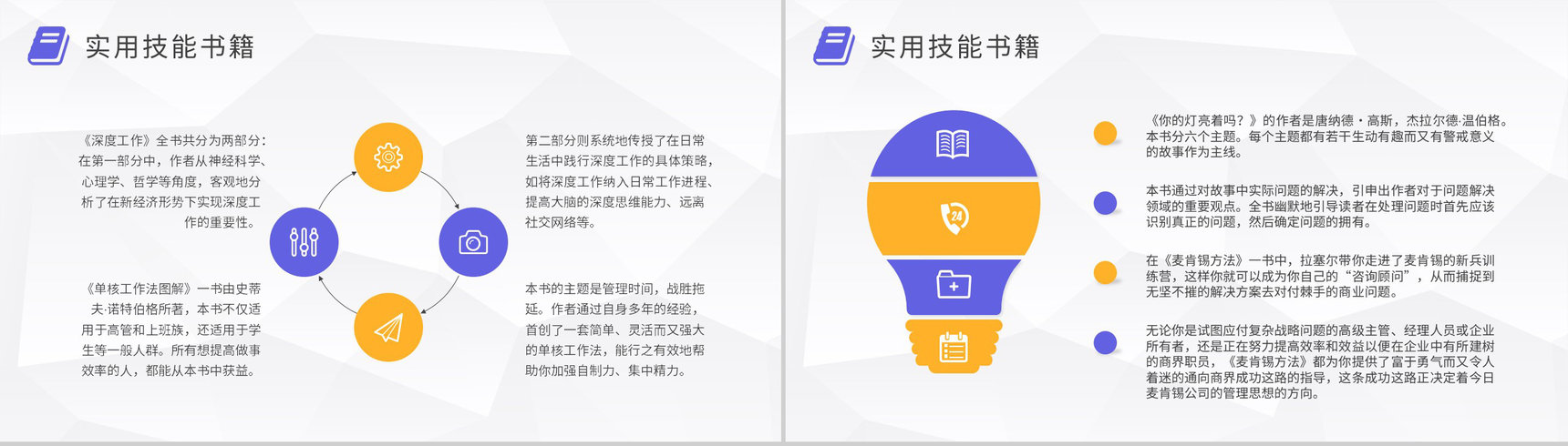 职场提升励志图书分享企业员工自学好书推荐PPT模板-4