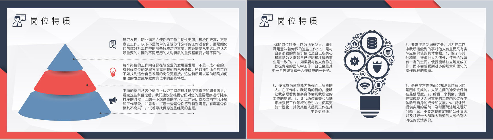 职业人格评估MBTI性格分析ISFP人格类型个性特征描述PPT模板-12