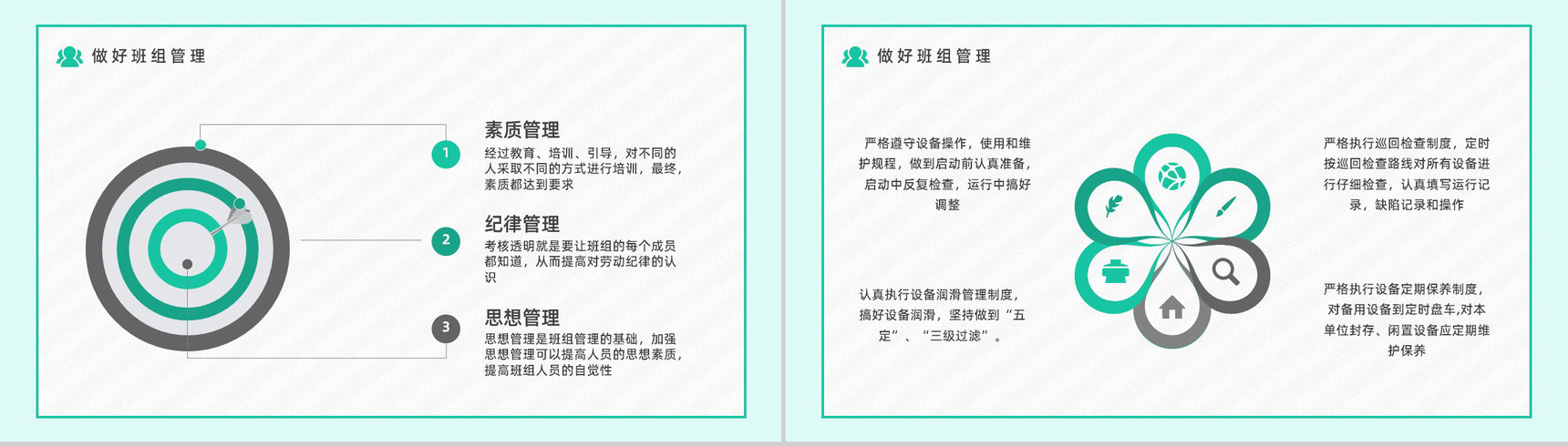 简约风公司五型班组建设培训职场团队沟通合作通用PPT模板-7