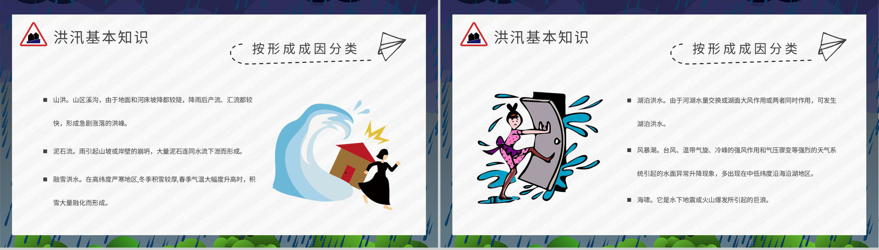 防洪防汛安全小知识宣传居民雨季洪汛遇险自救措施培训PPT模板-5