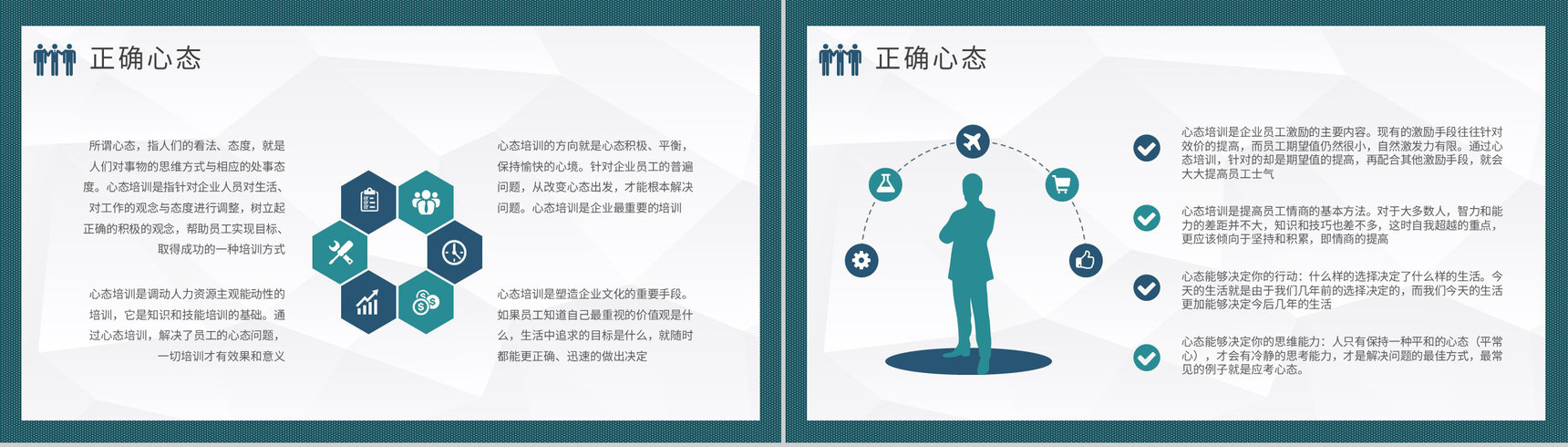 企业高层领导工作汇报管理者心态培训心得体会PPT模板-3