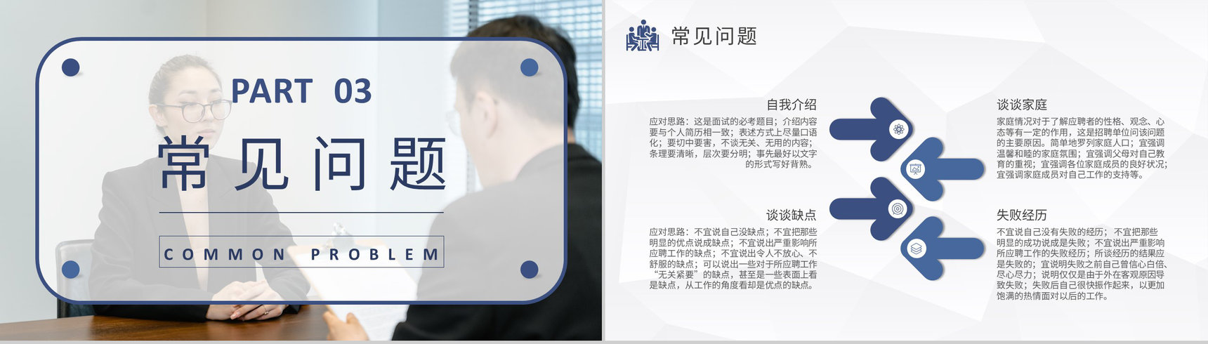面试注意事项培训教案员工职场沟通技巧和方法学习PPT模板-6