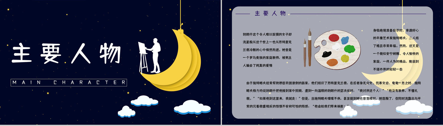 好书推荐之《月亮与六便士》作品内容介绍艺术特色赏析知识培训PPT模板-4