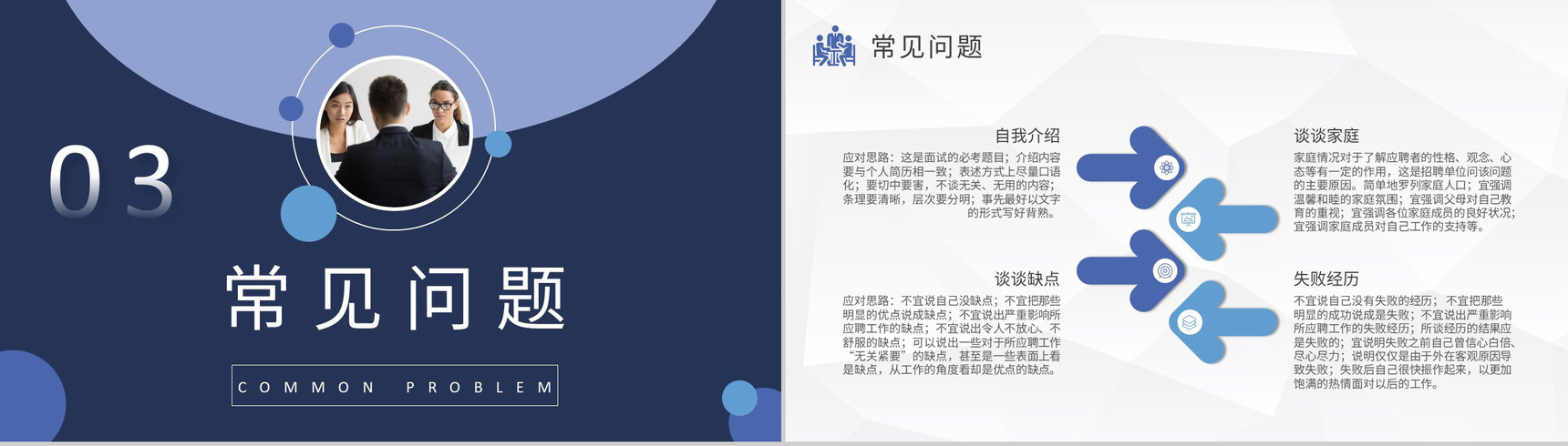 求职者心理调节方式总结面试通用话术培训心得体会PPT模板-6