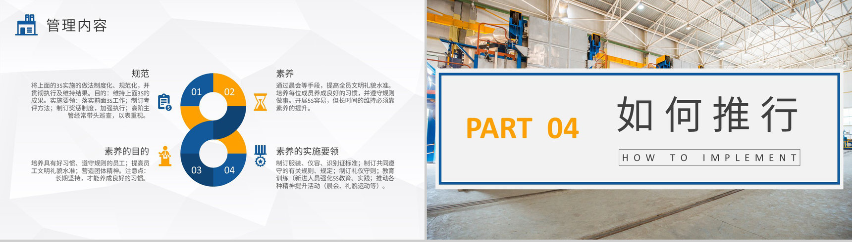 工厂车间现场管理模式总结5S现场管理内容学习心得PPT模板-8