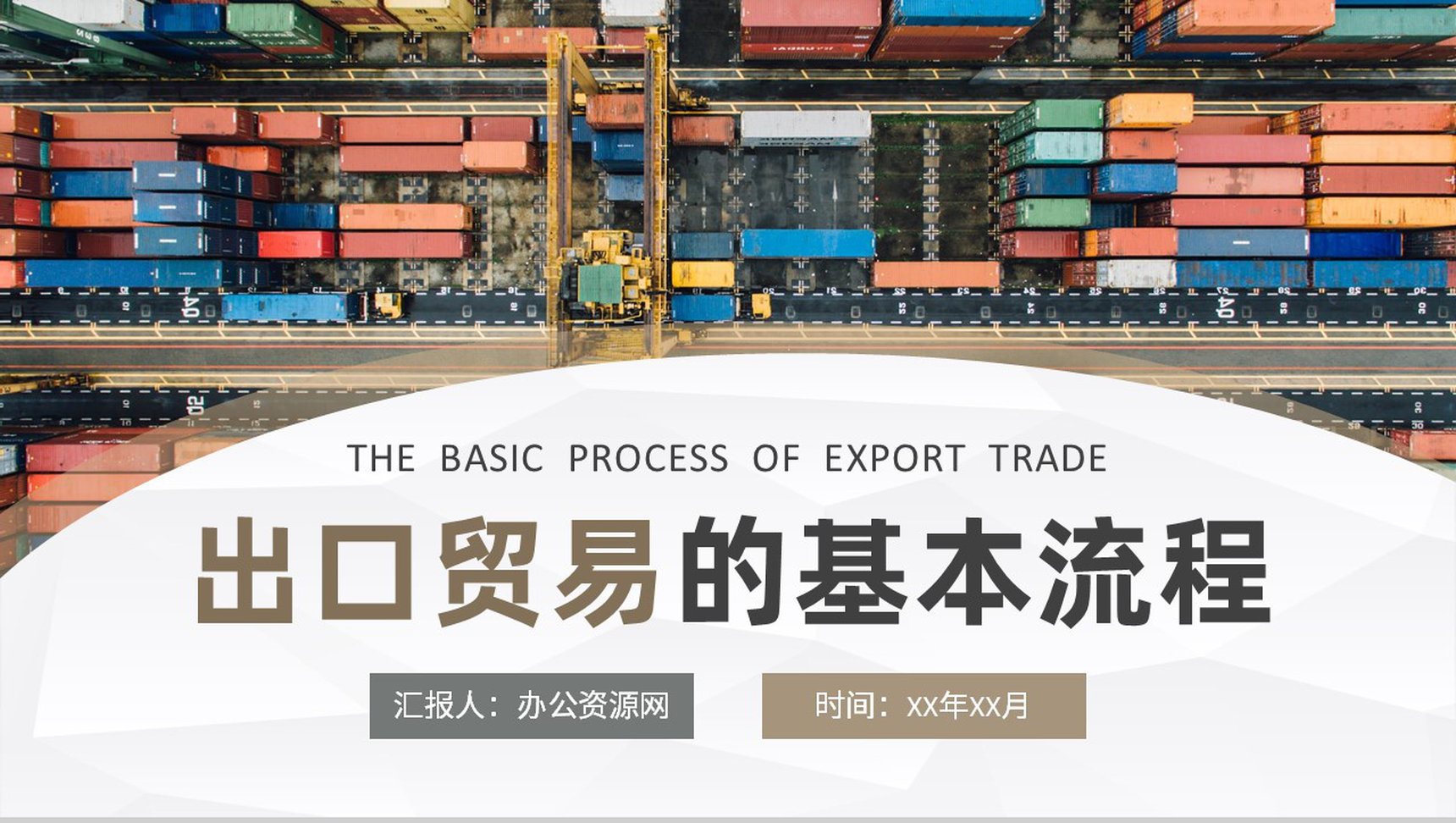 船舶航海运输行业出口贸易的基本流程知识总结PPT模板