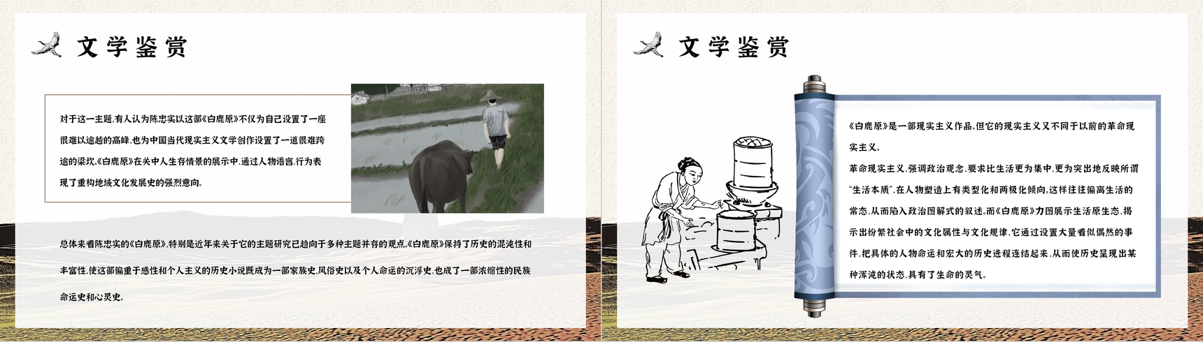 中学生必读长篇小说陈忠实《白鹿原》作品赏析读书心得体会交流教师备课课件PPT模板-9