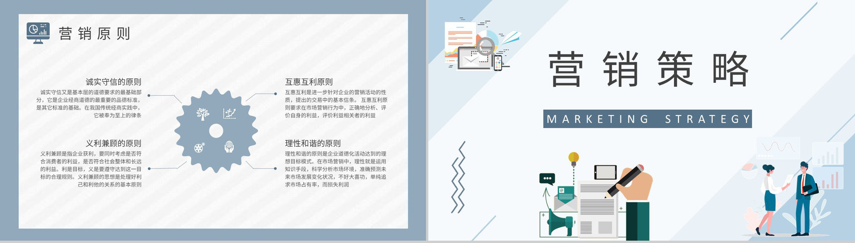 企业营销部门员工技能培训市场营销课程总结PPT模板-6