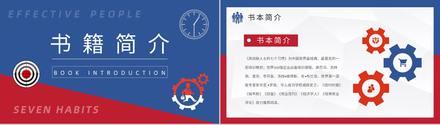 《高效能人士的七个习惯》企业管理书籍推荐史蒂芬柯维里程碑式著作分享PPT模板-2