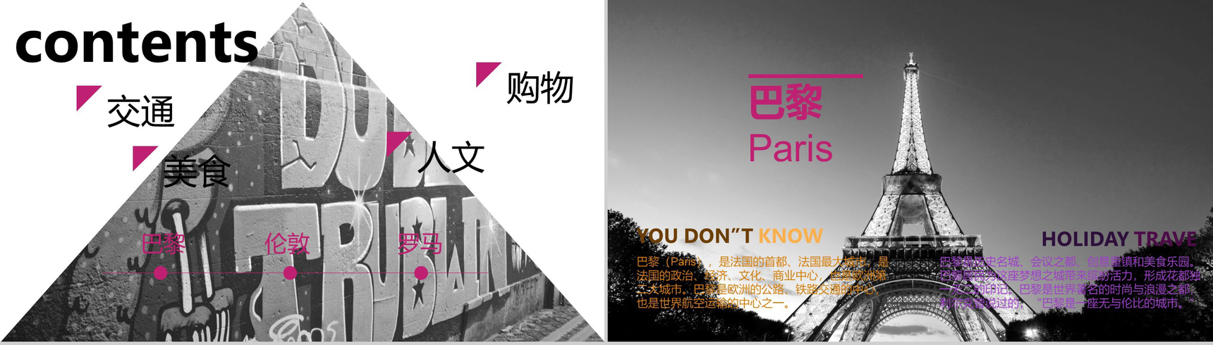 黑白绘画浪漫艺术欧洲介绍PPT模板-2