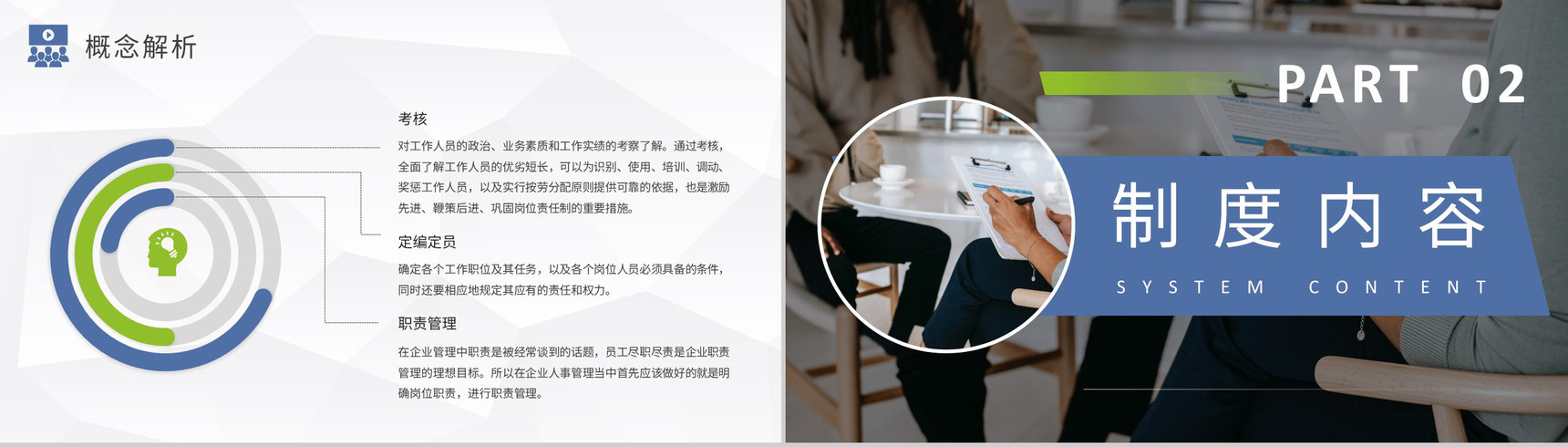 单位人事管理制度内容总结人力资源部门工作培训课件PPT模板-4
