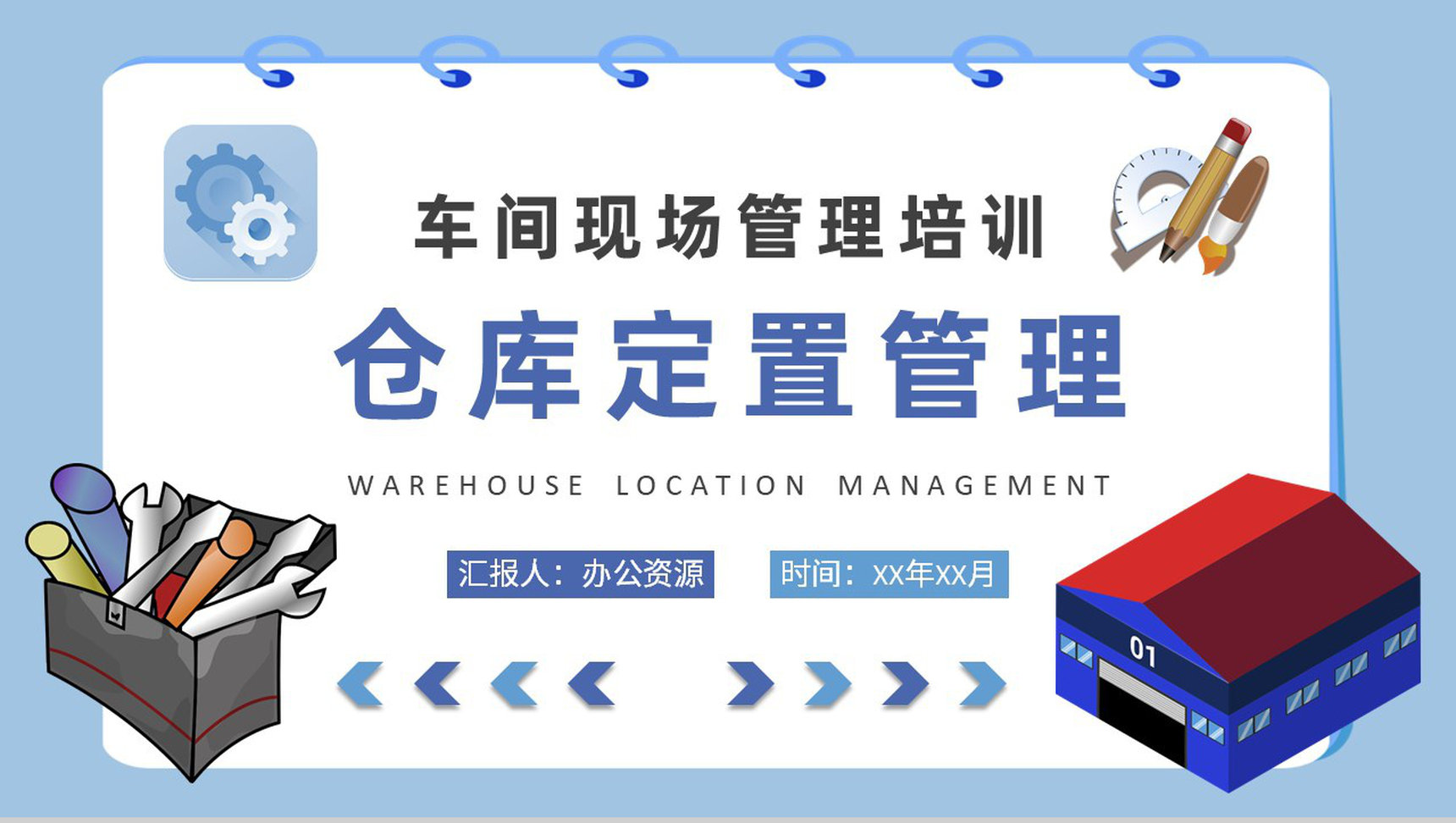 车间现场物料管理方案仓库定置管理课程培训PPT模板-1