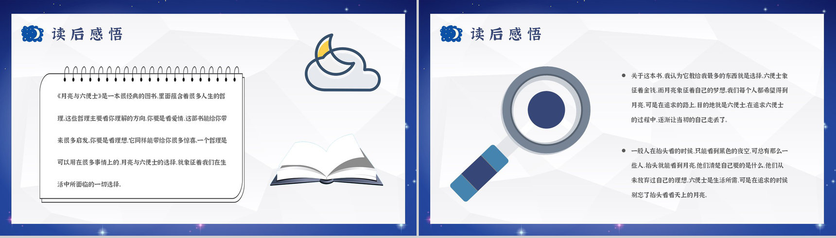 《月亮与六便士》小说家毛姆文学著作推荐读书心得体会交流分享PPT模板-15