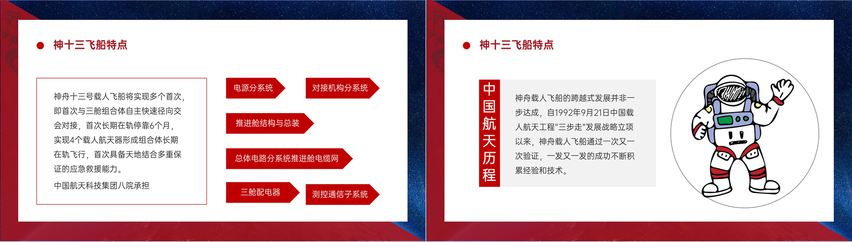 神舟十三号成功发射中国航天历程知识科普讲座中小学生主题班会PPT模板-7