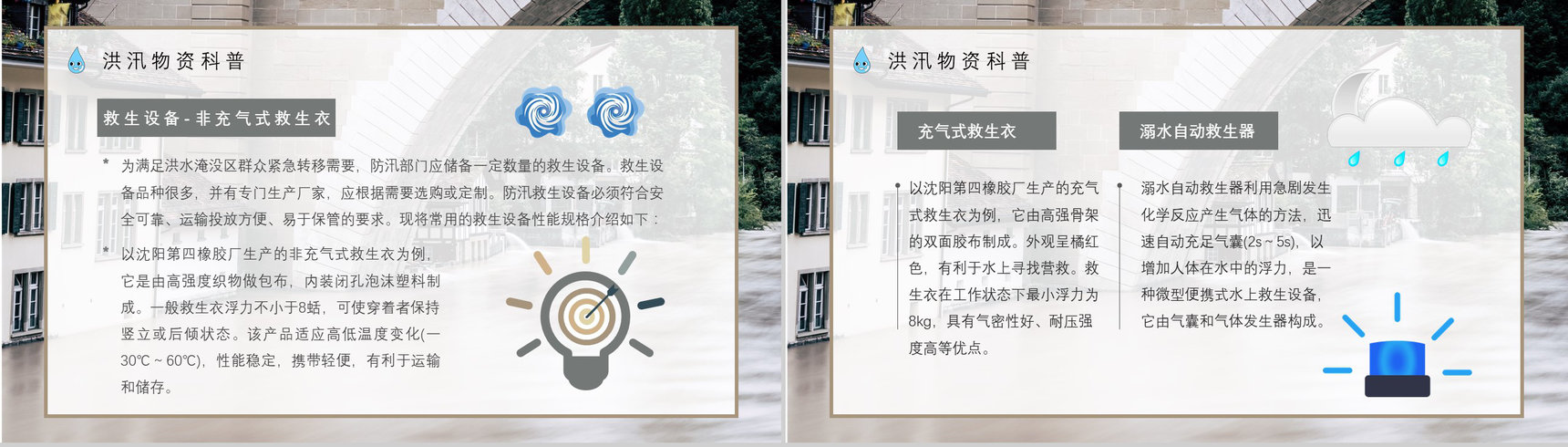 雨季防洪防汛的应急措施和方法社区工作人员培训讲座PPT模板-11