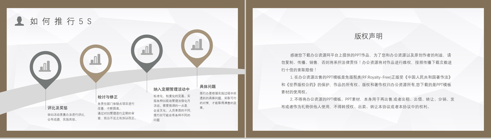 5S现场管理宣传标语及具体内容推行5S的作用及措施经典步骤PPT模板-10