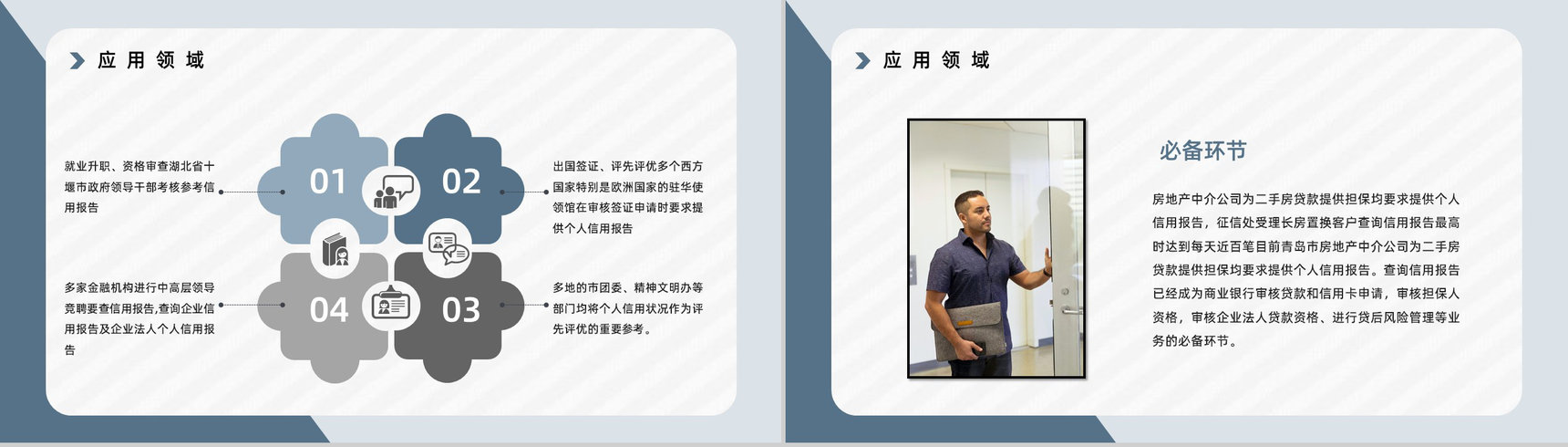 征信基础知识征信概念应用领域个人信用相关小常识培训PPT模板-6
