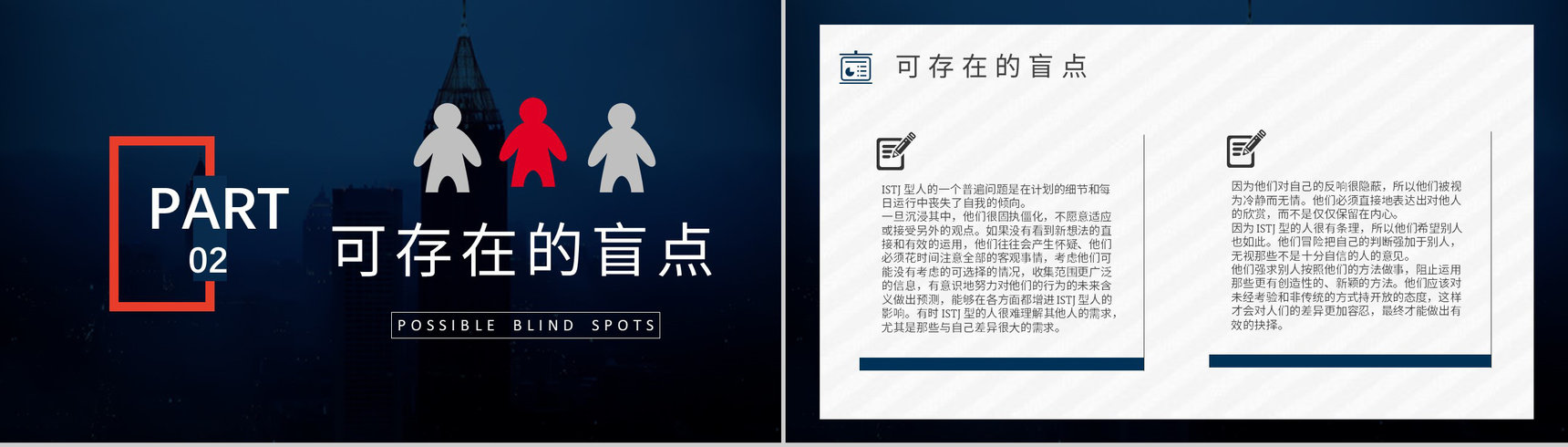 职业领域建议MBTI性格分析--ISTJ个性特征描述工作中的优势劣势PPT模板-4