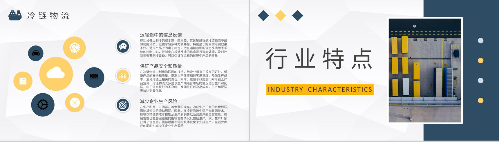 冷链冷藏物流运输工作培训物流企业冷链快递方案总结PPT模板-5