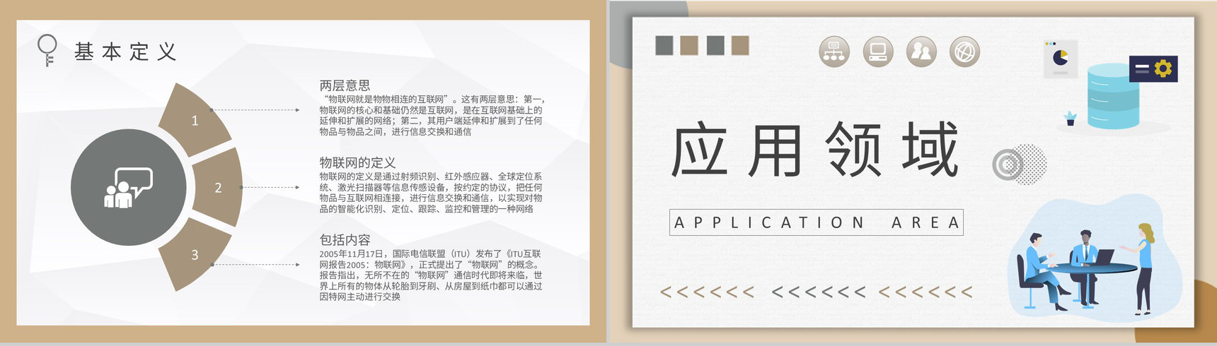 网络信息技术知识学习物联网技术核心内容培训PPT模板-6