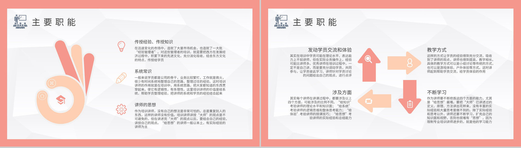 销售人员工作总结企业讲师培训课程学习计划PPT模板-7