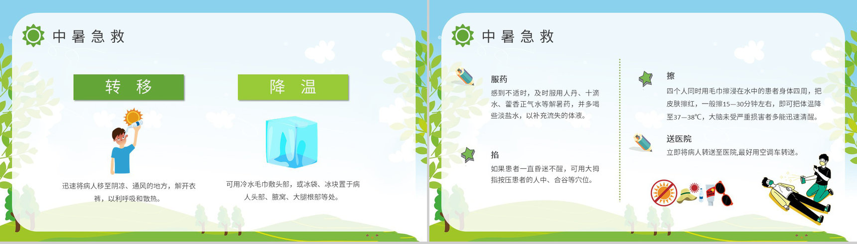 防中暑小常识普及培训如何预防夏季中暑安全知识总结PPT模板-8