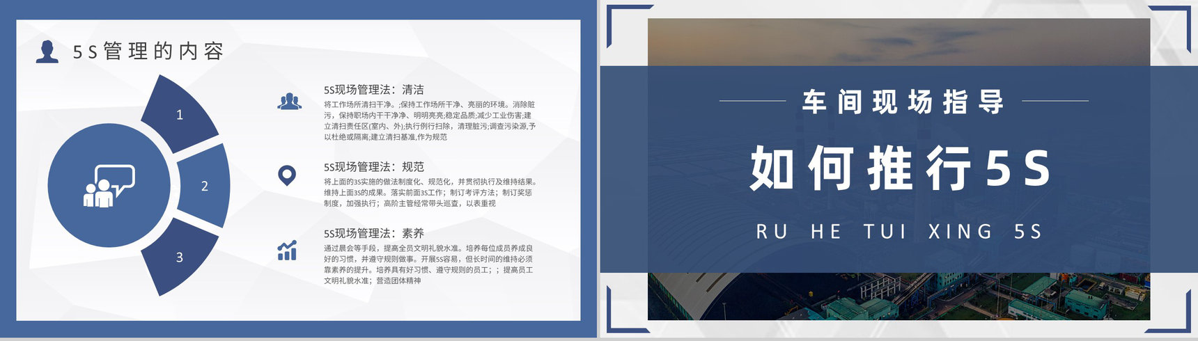 5S现场管理的具体步骤员工培训经典步骤宣传标语与推行的作用PPT模板-8