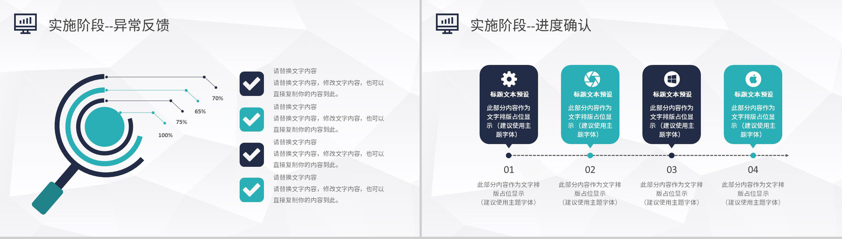 PDCA循环的四个阶段介绍项目质量管理体系要求培训PPT模板-12