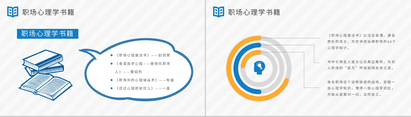 职场人士自学好书推荐职场人际交往心理学书单分享PPT模板-6