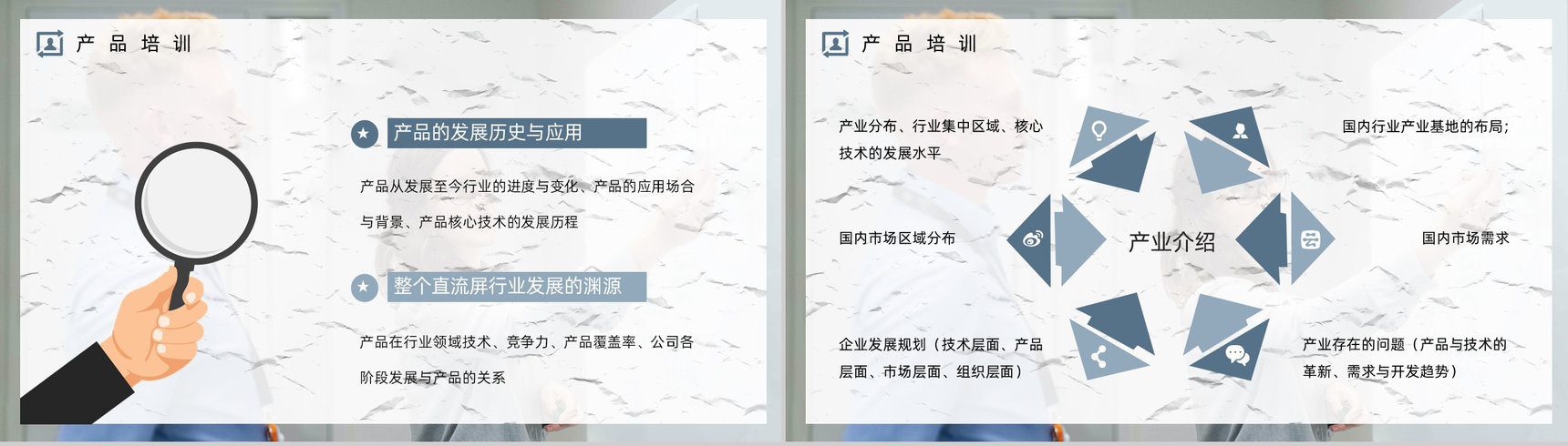 公司业务销售员培训计划职员工作内容及技能学习团队简介宣传汇报PPT模板-6