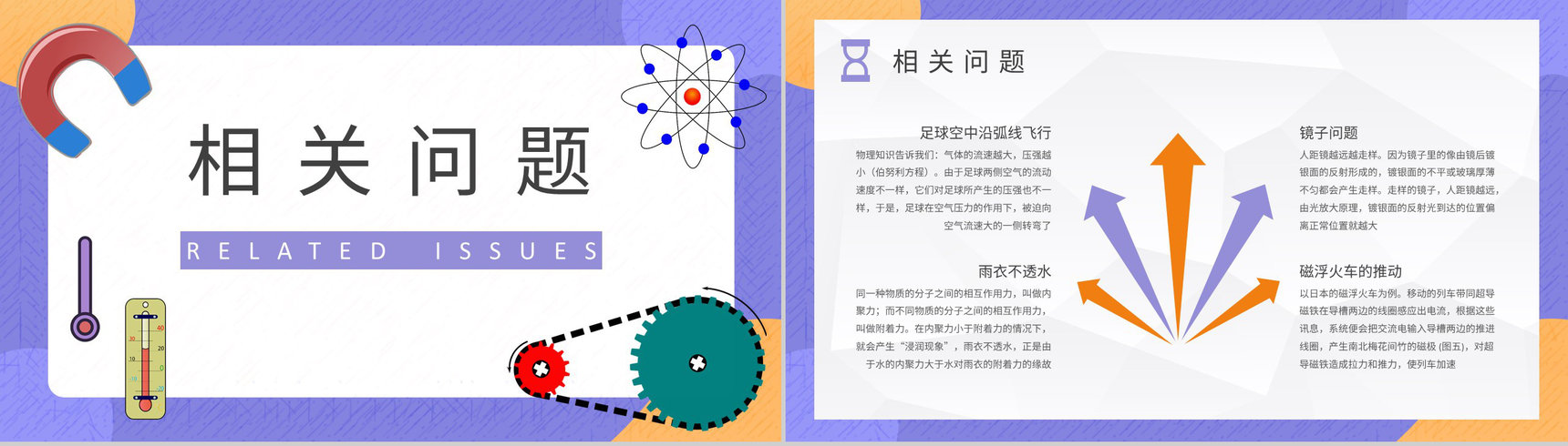 中学生关于日常生活中常见的物理现象实验报告总结PPT模板-5