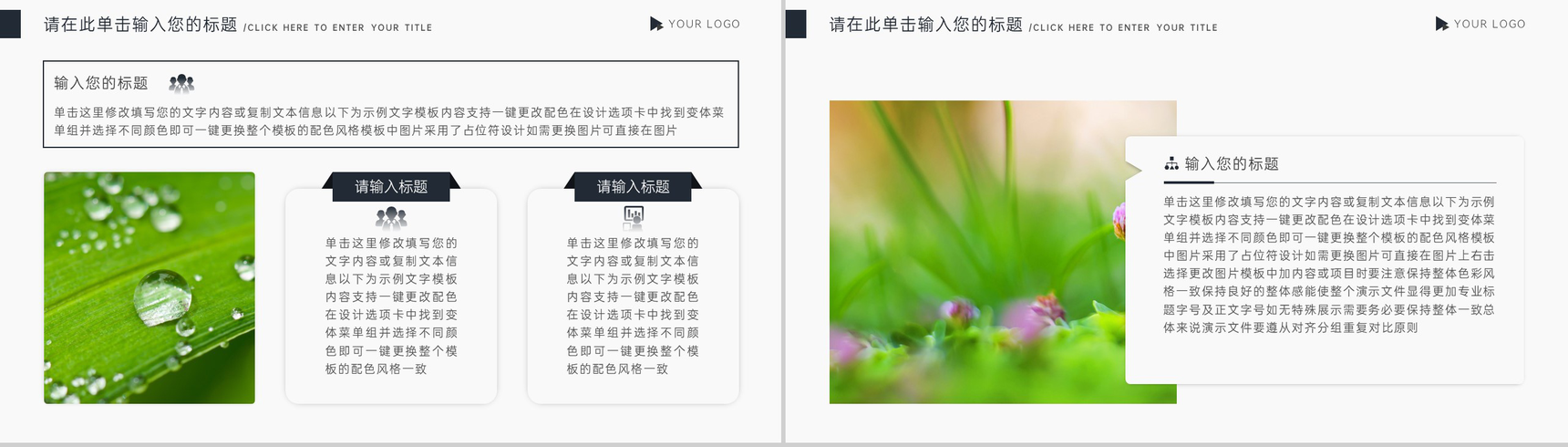 绿色简约风立春节气传统文化介绍PPT模板-7