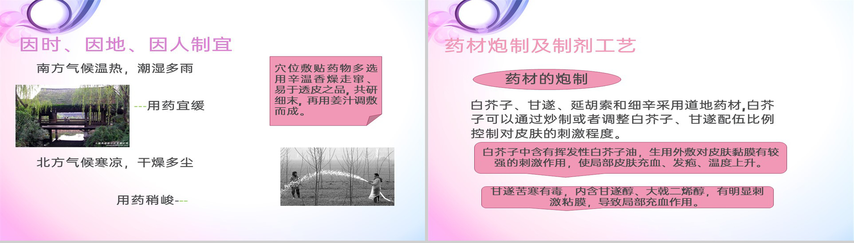 紫色简约风三伏贴技术操作规范理论基础教学PPT模板-11