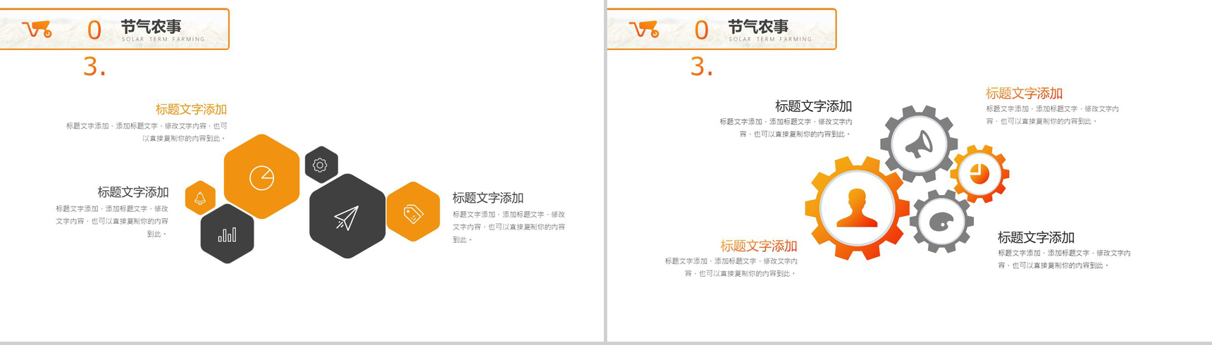 橙色简约中国二十节气芒种节日农忙时PPT模板-7