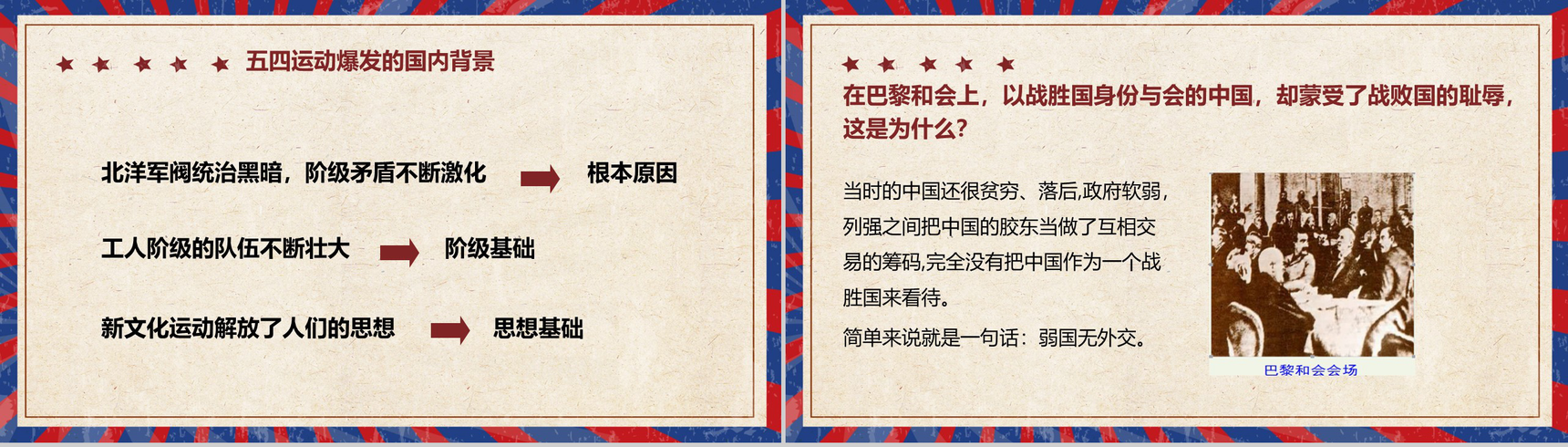 筑梦新时代奋斗正青春五四运动PPT模板-3