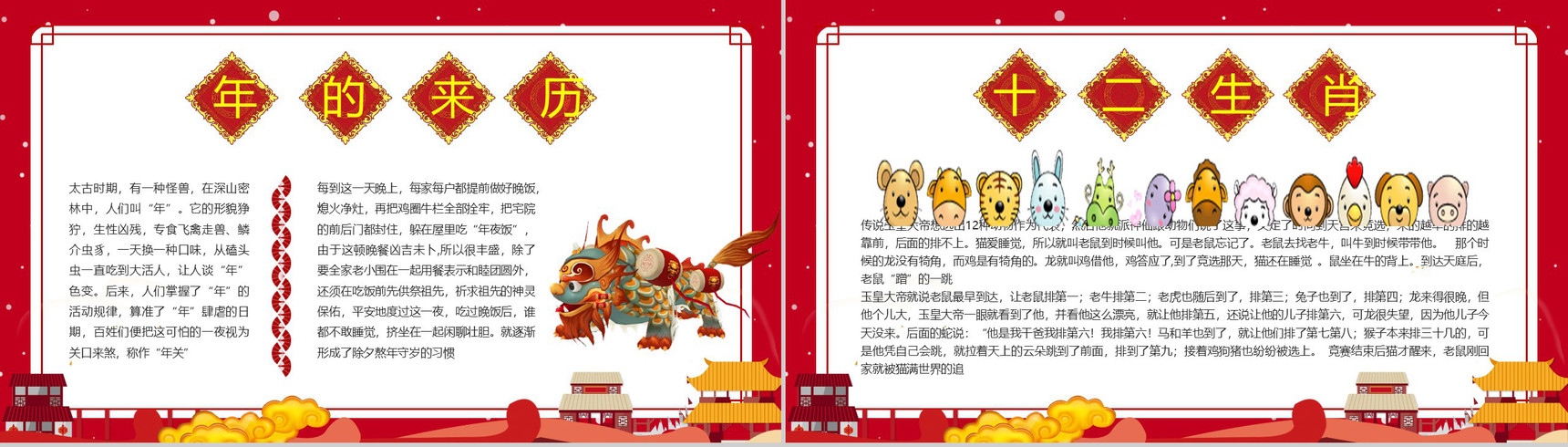 春节习俗文化团聚团圆PPT模板-5