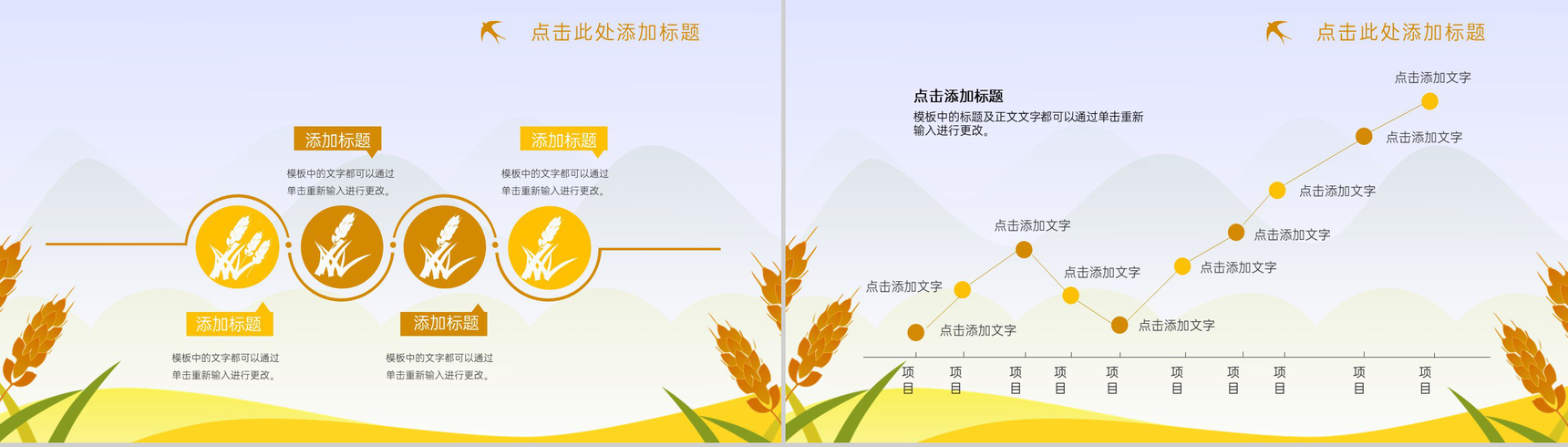 黄色清新风芒种时节时令科普专题通用PPT模板-9
