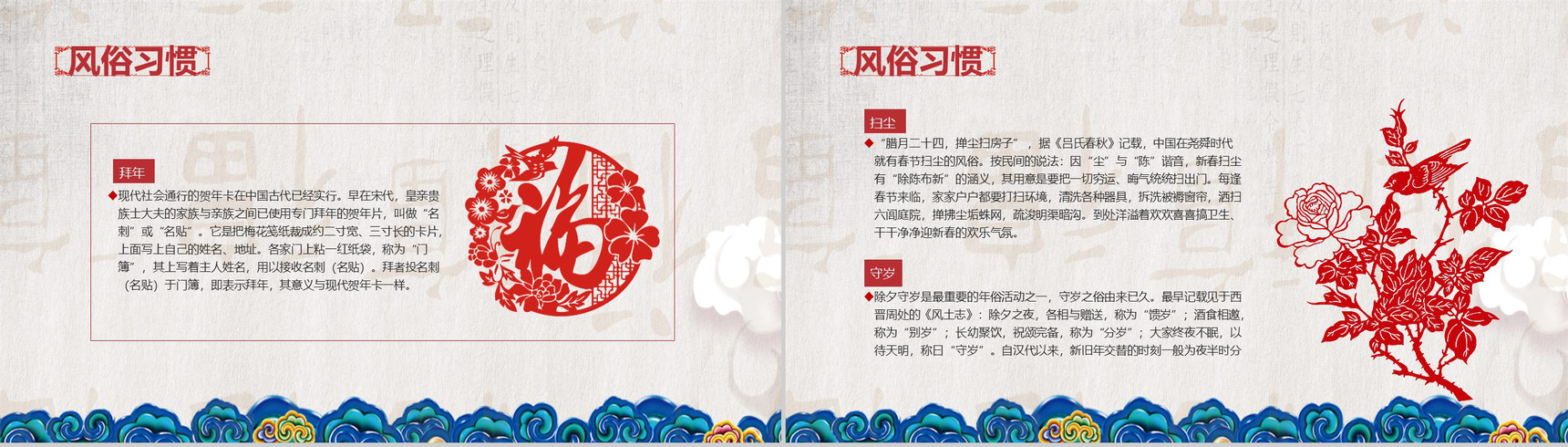 春节习俗传统文化节日PPT模板-7