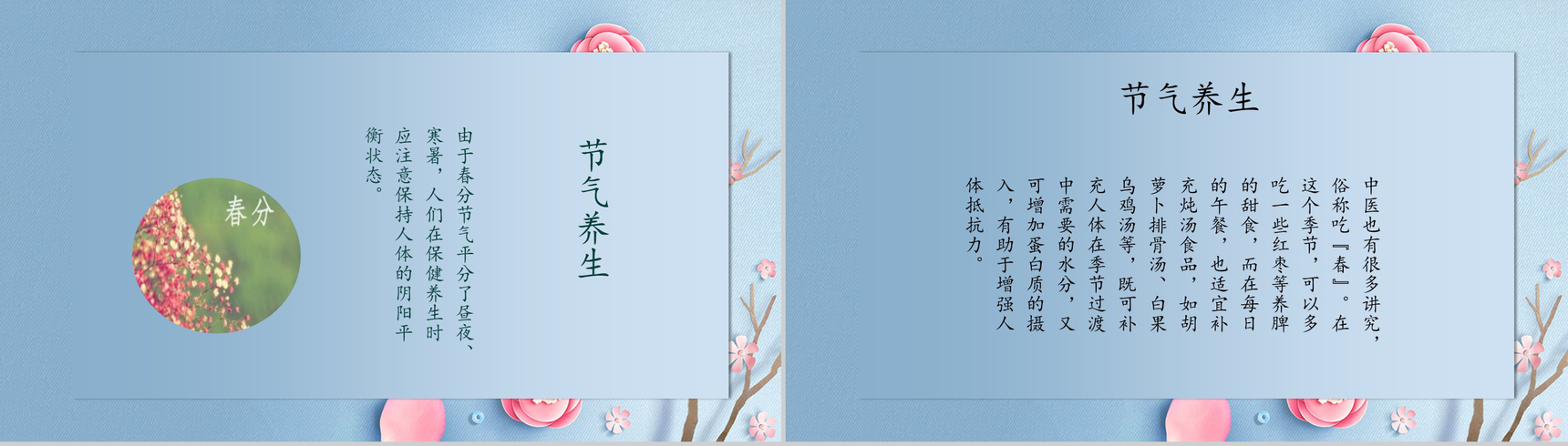 蓝色动态传统节日春分教育培训PPT模板-5