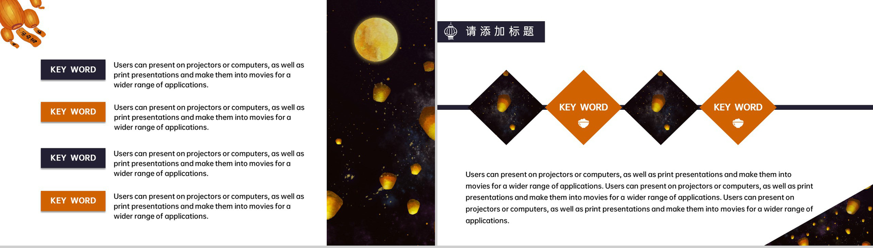 黑色简约风元宵节节日主题工作总结汇报PPT模板-9