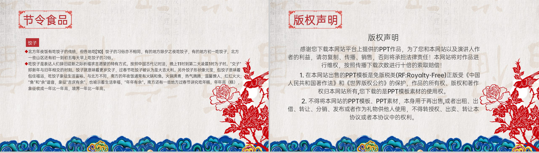 红色大气中国风春节习俗文化介绍PPT模板-13