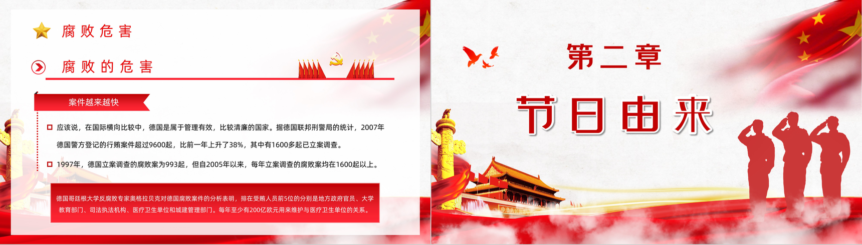 党政风国际反腐日宣传推广基础党建教育PPT模板-4