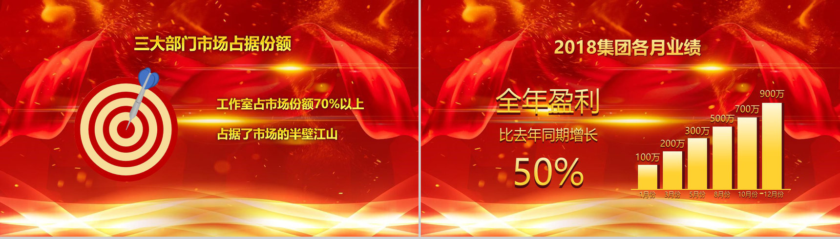 2019年开门红大气颁奖晚会PPT模板-5