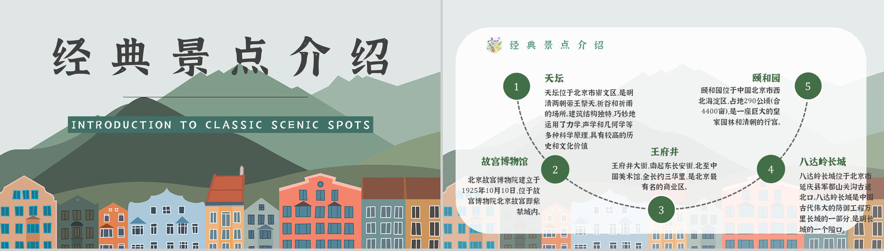 暑假旅行攻略线路推荐经典推荐计划PPT模板-9