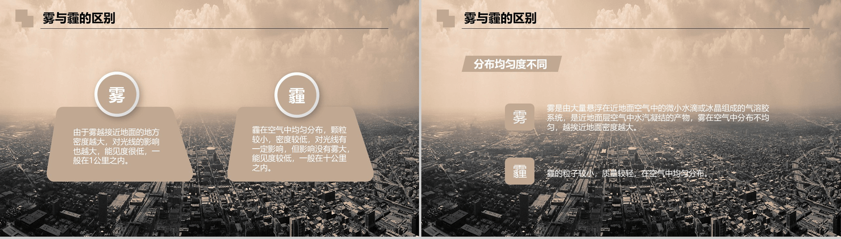 精美商务雾霾成因防护雾霾天气拯救计划PPT模板-4