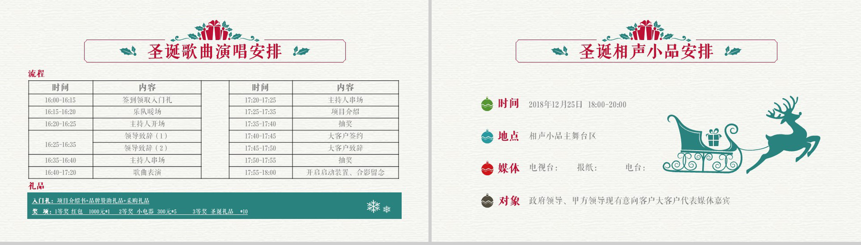创意时尚精美圣诞节活动方案策划汇报PPT模板-9