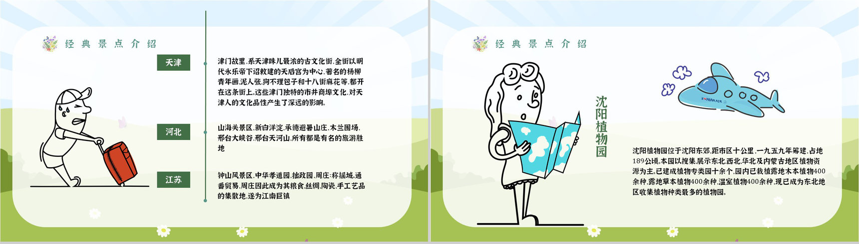 暑假旅行线路推荐假期旅行计划攻略经典推荐PPT模板-10