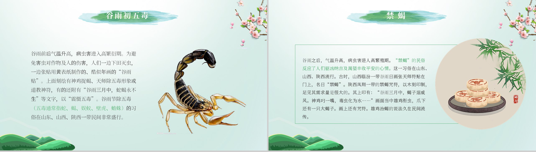 二十四节气之谷雨时节介绍PPT模板-5