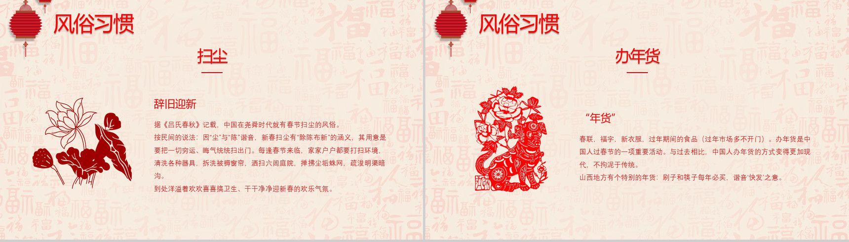 中国风春节传统文化宣传PPT模板-6